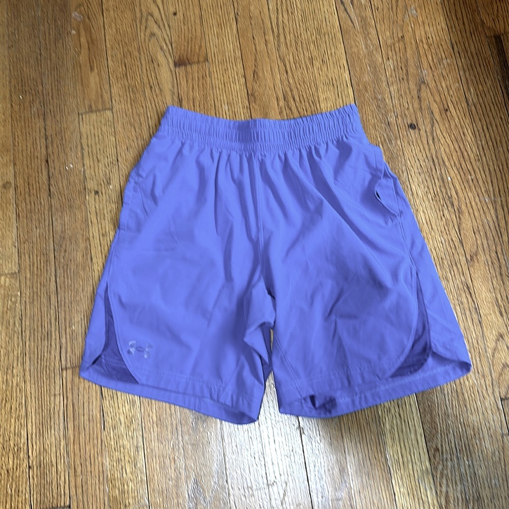 Men’s Under Armor Speed Pocket Shorts Size Small Bluish- purple